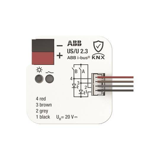 ABB Universal-Schnittstelle US/U2.3 2fach UP 2CDG110308R0011 Install.Baumaterial KNX