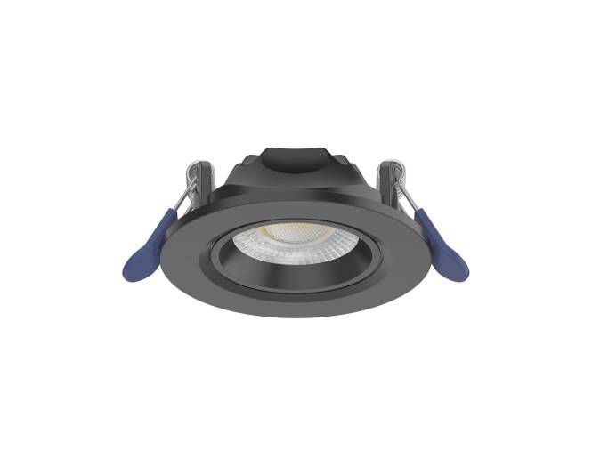 OPPLE Einbaustr EcoMax Slim DA68 schwenk 7W 735lm dimmbar 2700/3000/4000K schwarz Innenleuchten