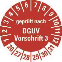HEIN 185696 Prüfpl.DGUV3,26-31,r,PF,Ø30mm,500/ROL Industriematerial Schaltschränke