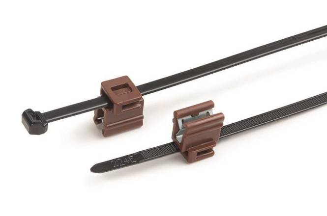 Hellermann T50ROSEC4B -W (100) Befestigungsbinder ideal 156-01153 (Inhalt 100 Stück)