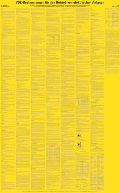HEIN 39075 VDE-Bestimmungen HEIN_39075 f.d.Betr. Kunststoff 4Bohr,610x980mm Industriematerial