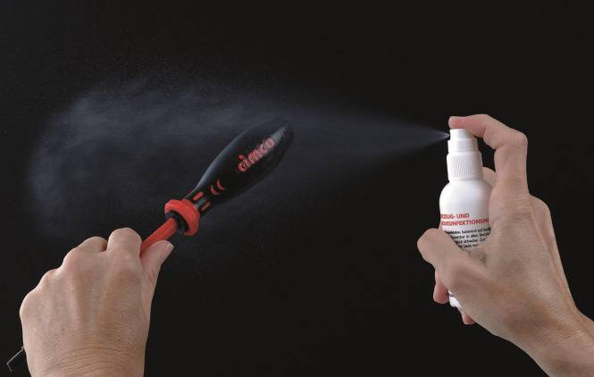 Cimco Werkzeug- 151610 u.Handdesinfektionsmittel 75ml Install.Baumaterial Werkzeug Messgeräte