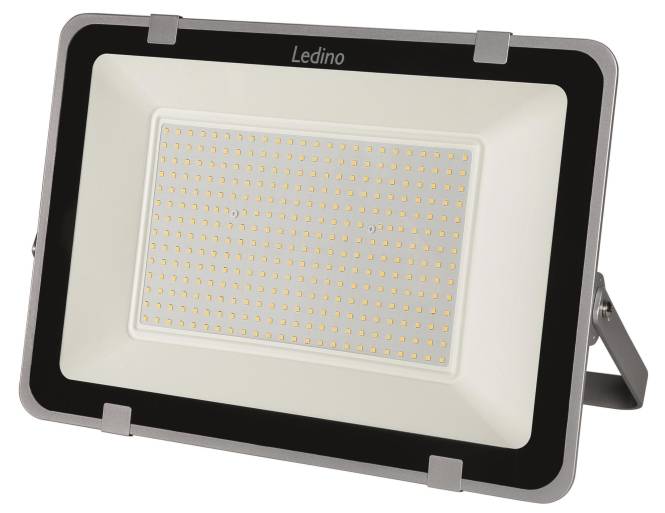 Ledino Scheinwerfer Oberbilk IP65 silber 300W 34000lm 4000K symmetr. strahlend Techn.Licht/Wohnraum
