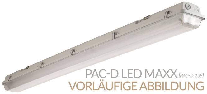 FLUO Feuchtraumleuchte IP65 PAC-D MaXX 110W 18000lm 4K 15350mm, f.hohe Räume Techn.Licht/Wohnraum