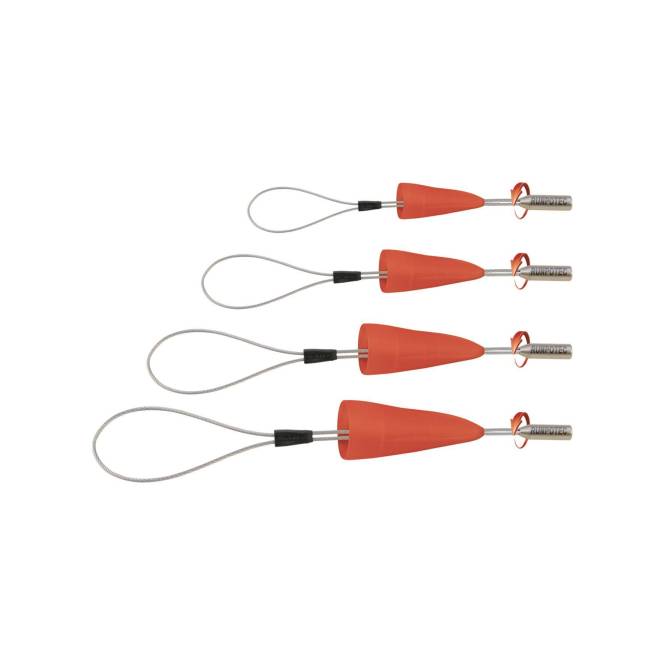 RUNP RUNPOFIX Kabelziehschlaufe 4er-Set mit Gewinde und Schutzkappe 10154 Install.Baumaterial