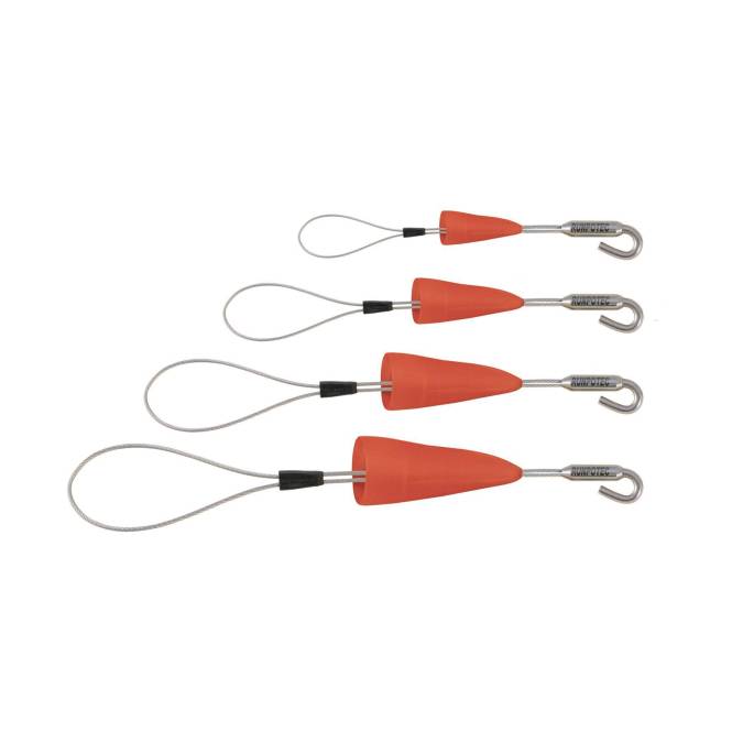 RUNP RUNPOFIX Kabelziehschlaufe 4er-Set mit Haken und Schutzkappe 10159 Install.Baumaterial Werkzeug