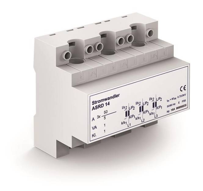 Janitza ASRD14 50/5A 1VA Kl.1 Dreiphasen-Stromwandler 1503403 Industriematerial Automatisier.Technik