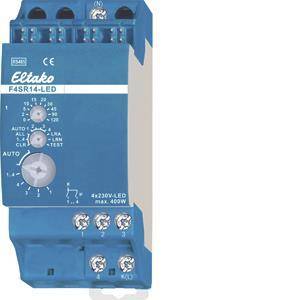ELTAK RS485 Bus-Aktor F4SR14-LED (V) 4-Kanal-Stromstoß-Schaltrelais Install.Baumaterial KNX