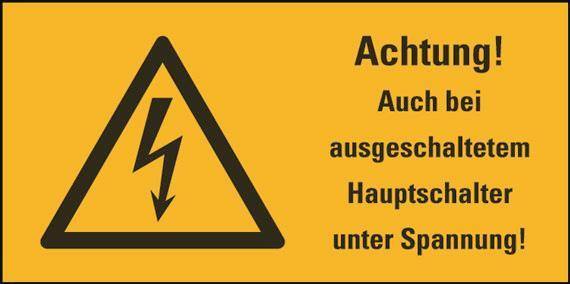 HEIN 170085 Warnschild HEIN_170085 Achtung!... Folie 52x26mm 10/Bogen Industriematerial