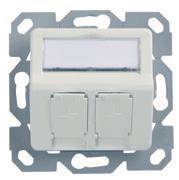 TG Modul-Aufnahme 50x50 H02010A0083 UP/50 2-fach aufbauend für BR, 30° (Inhalt 5 Stück)