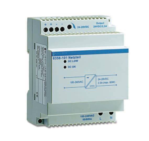 BJ Netzteil REG 6358-101 Install.Baumaterial Schaltermat/Geb.Steu KNX