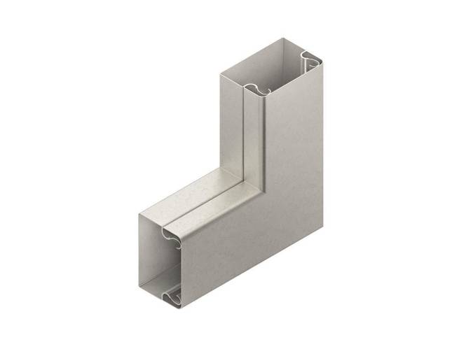 NIED Flachwinkel LUWC40.060 mit Deckel 90g Install.Baumaterial Verlegesys/Verbi.Mat