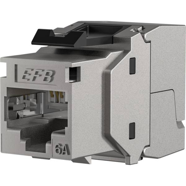 RJ45 Keystone STP, Cat.6A, 500MHz -- Komponenten zertifiziert, 24-Set Kupferverkabelung + Adapter