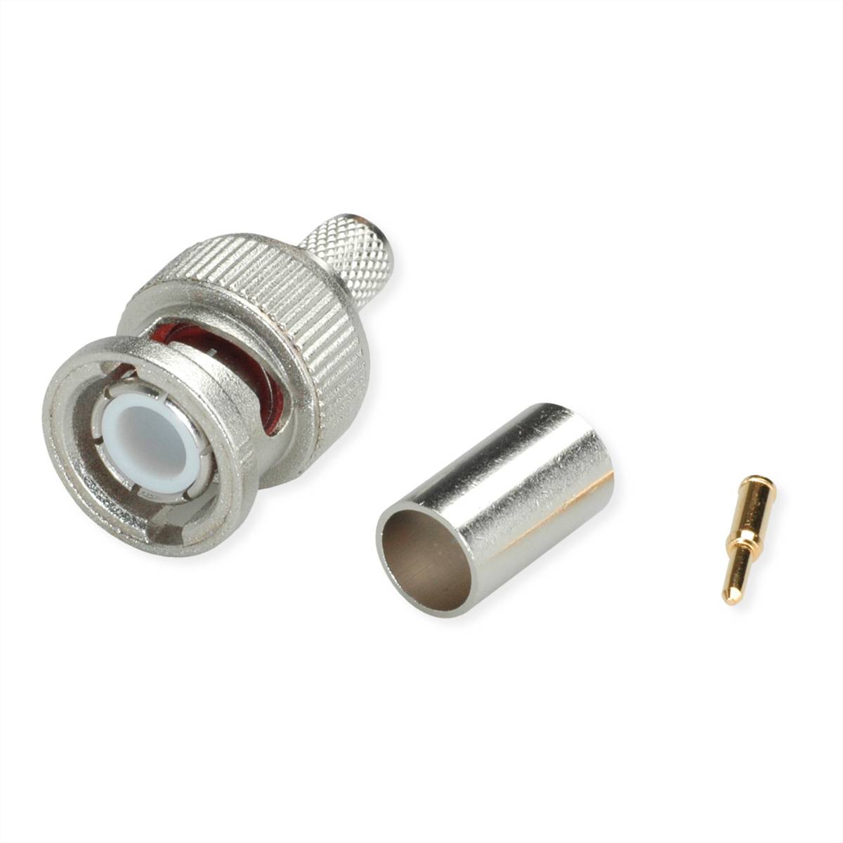 TELEGÄRTNER BNC-Crimpstecker 50 Ohm G30 Koaxialstecker BNC-Kabelstecker Crimp