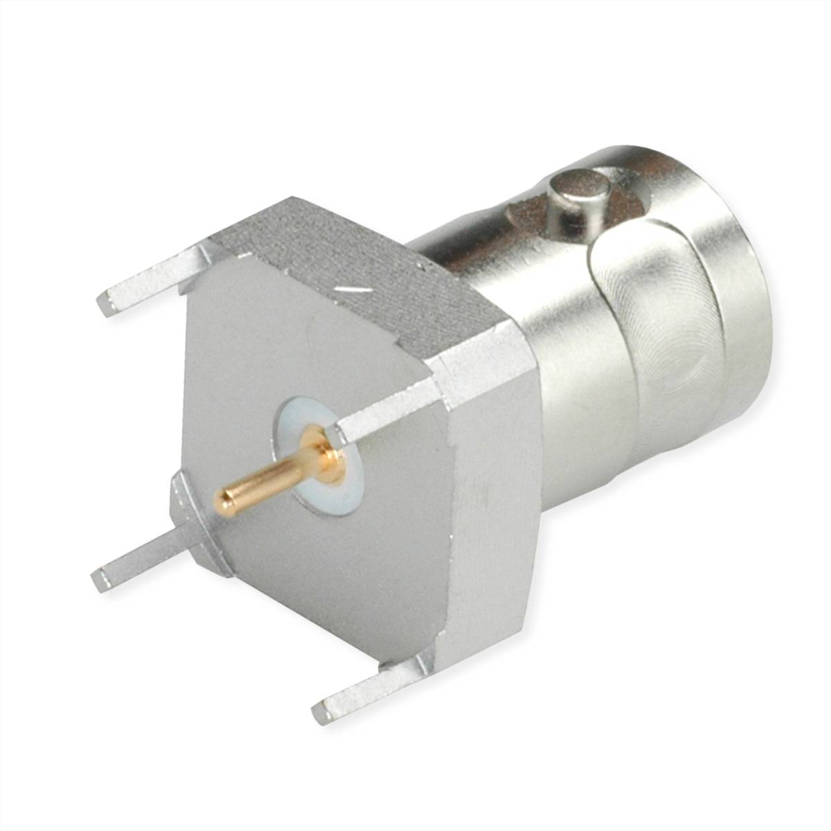 TELEGÄRTNER BNC Buchse 75 Ohm, Lötanschluss, gerade Koaxialstecker BNC-LTP-Buchse