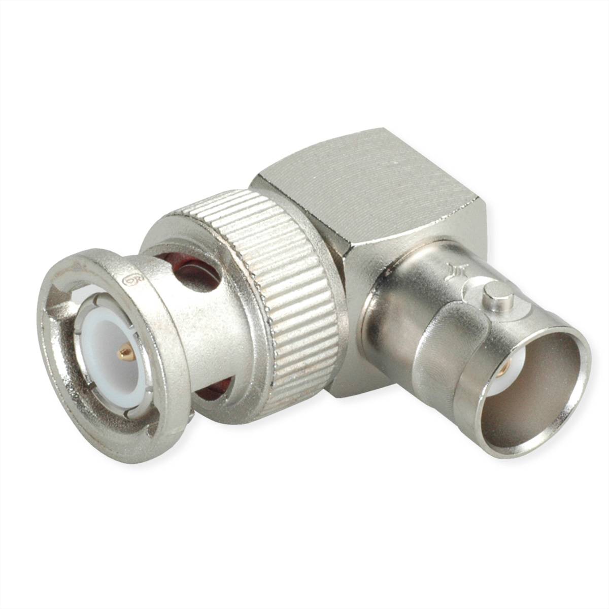 TELEGÄRTNER BNC-Verbinder 50 Ohm gewinkelt Stift / Buchse Koaxialstecker
