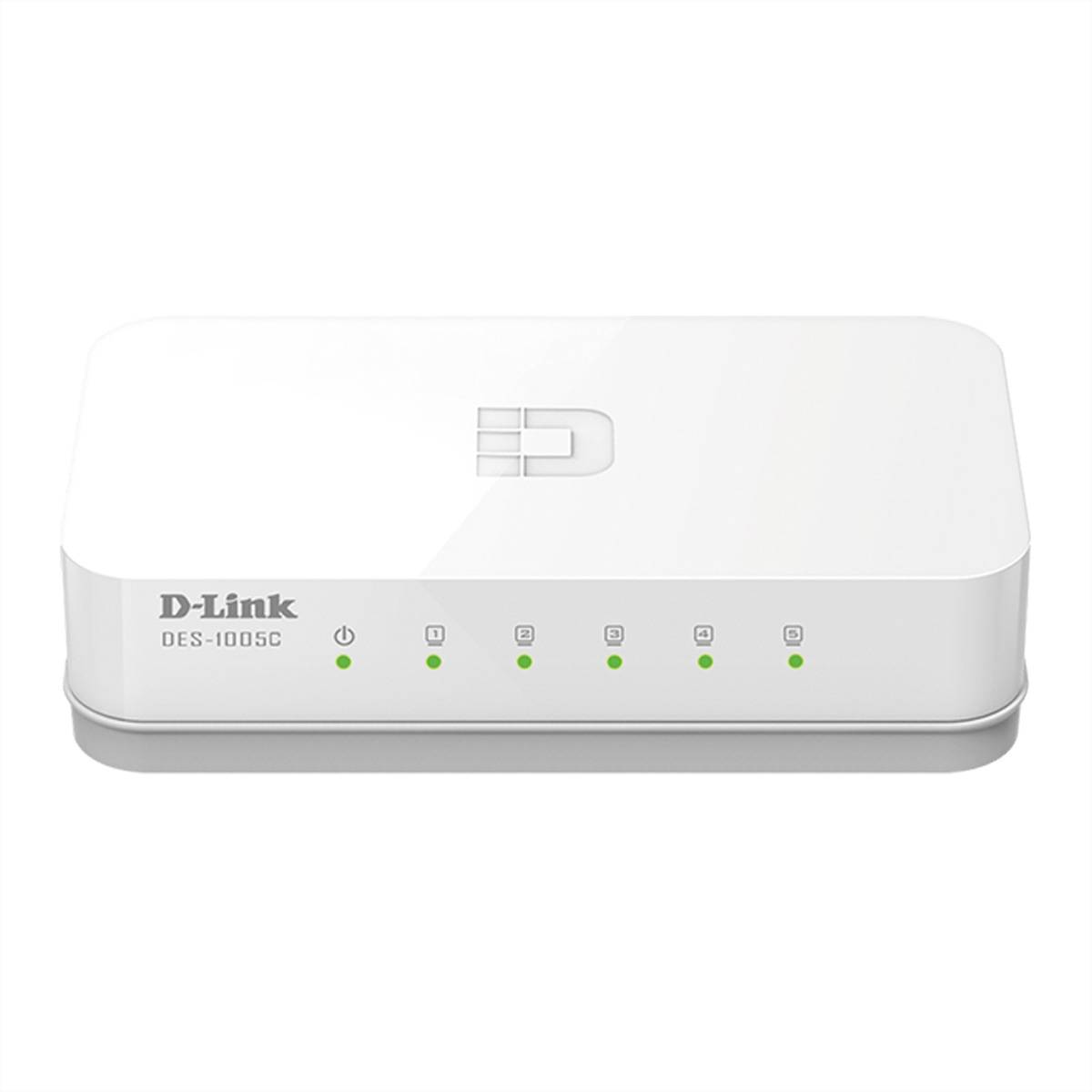 D-Link DES-1005C/E 5-Port Switch Fast Ethernet Netzwerk-Switches Netzwerk-Switch