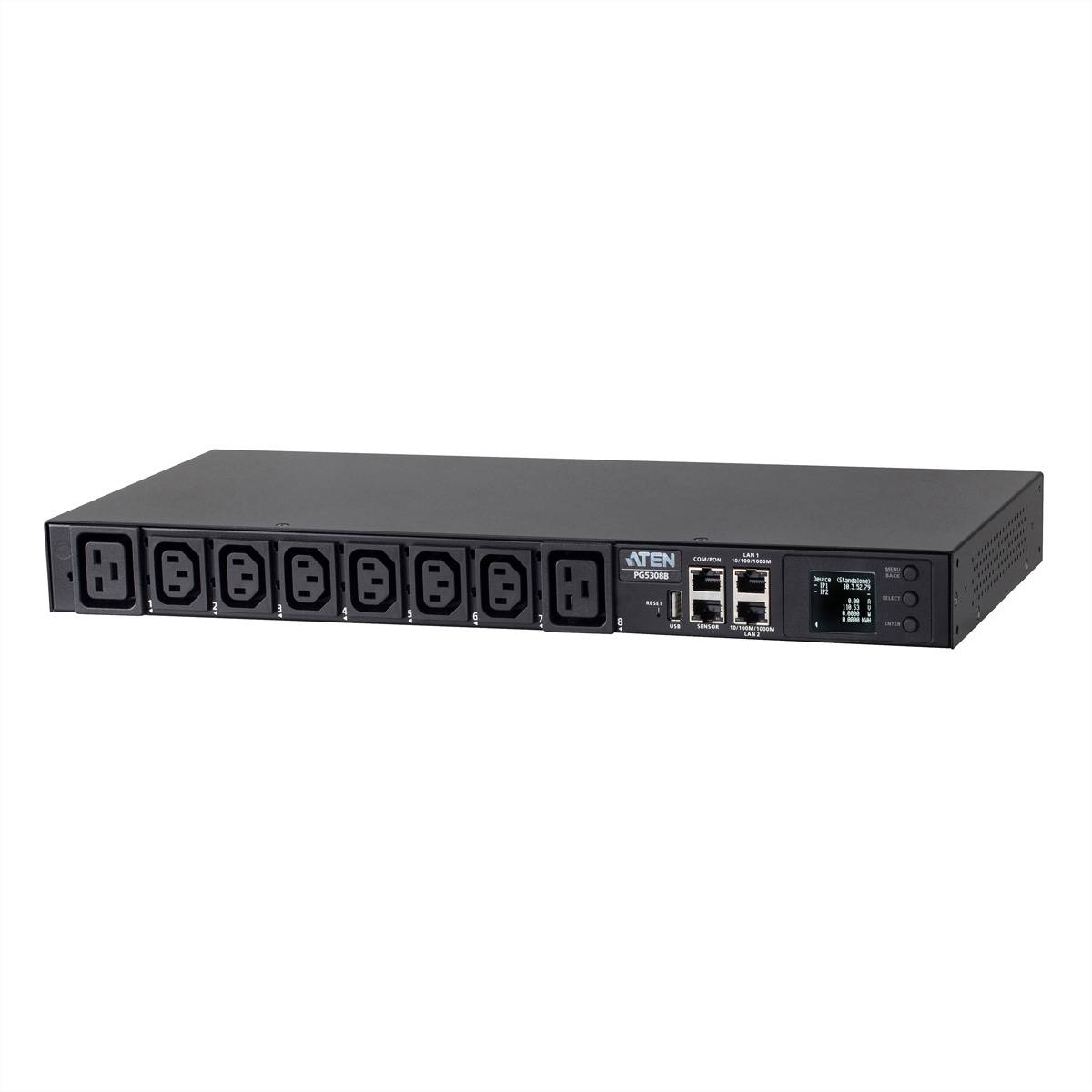ATEN PG5308G 8P 1HE mit Messung 32A PDU Steckdosenleisten IP Power Switch