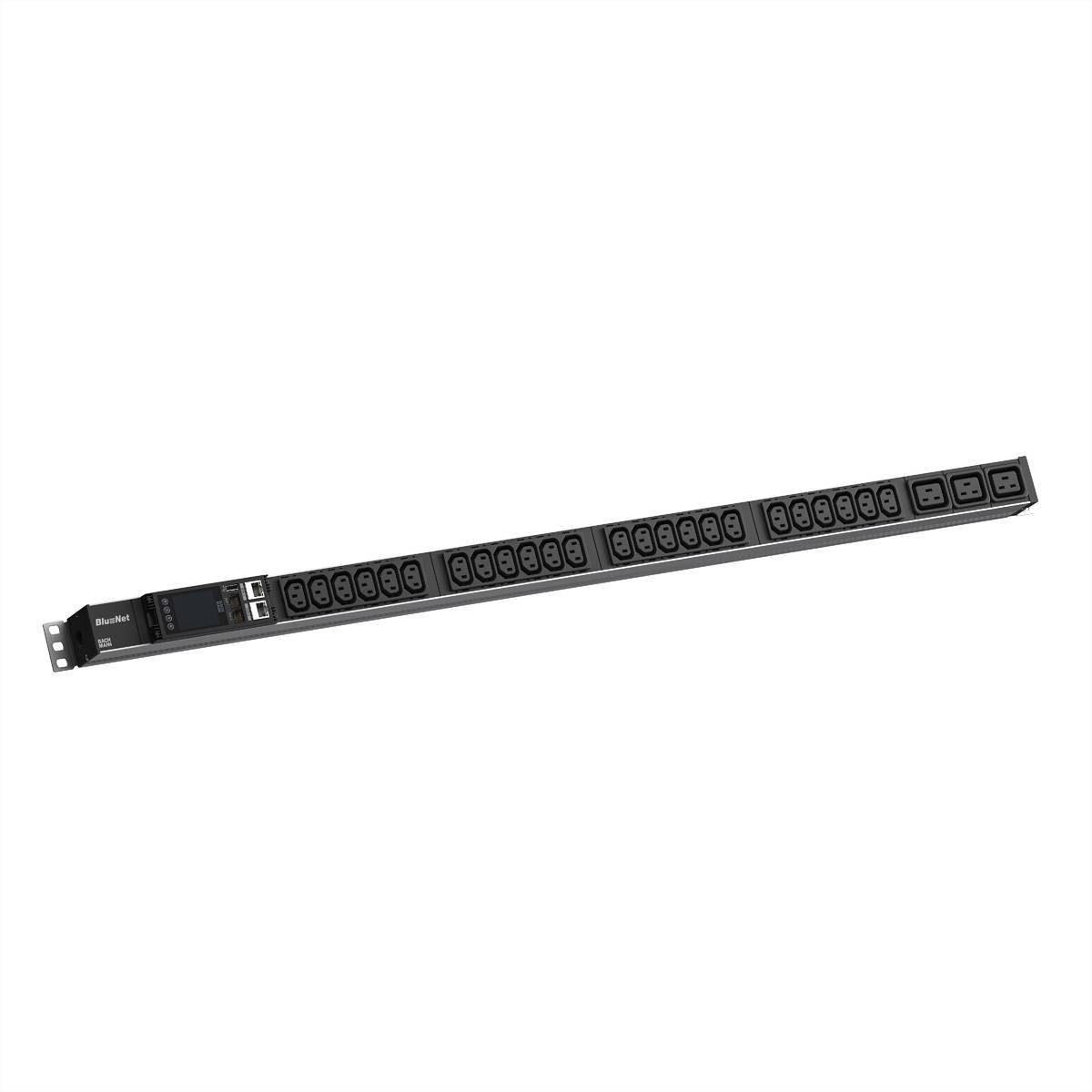 BACHMANN BN ESSENTIAL Metered 24xC13, 3xC19 3,0m CEE 16/3p Steckdosenleisten IP Steckdosenleiste