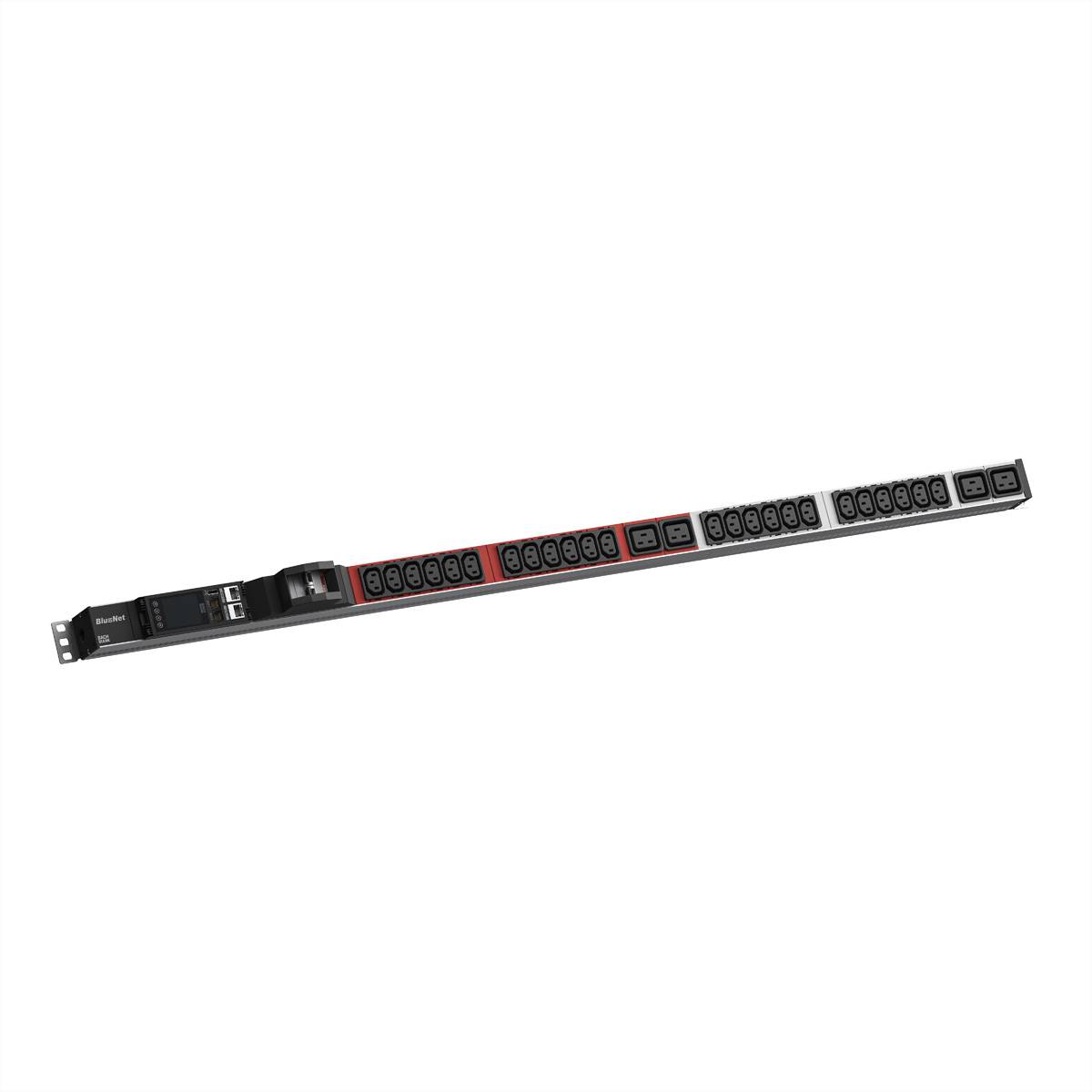 BACHMANN BN ESSENTIAL Metered 24xC13, 4xC19 2xLS 3,0m CEE 32/3p Steckdosenleisten IP