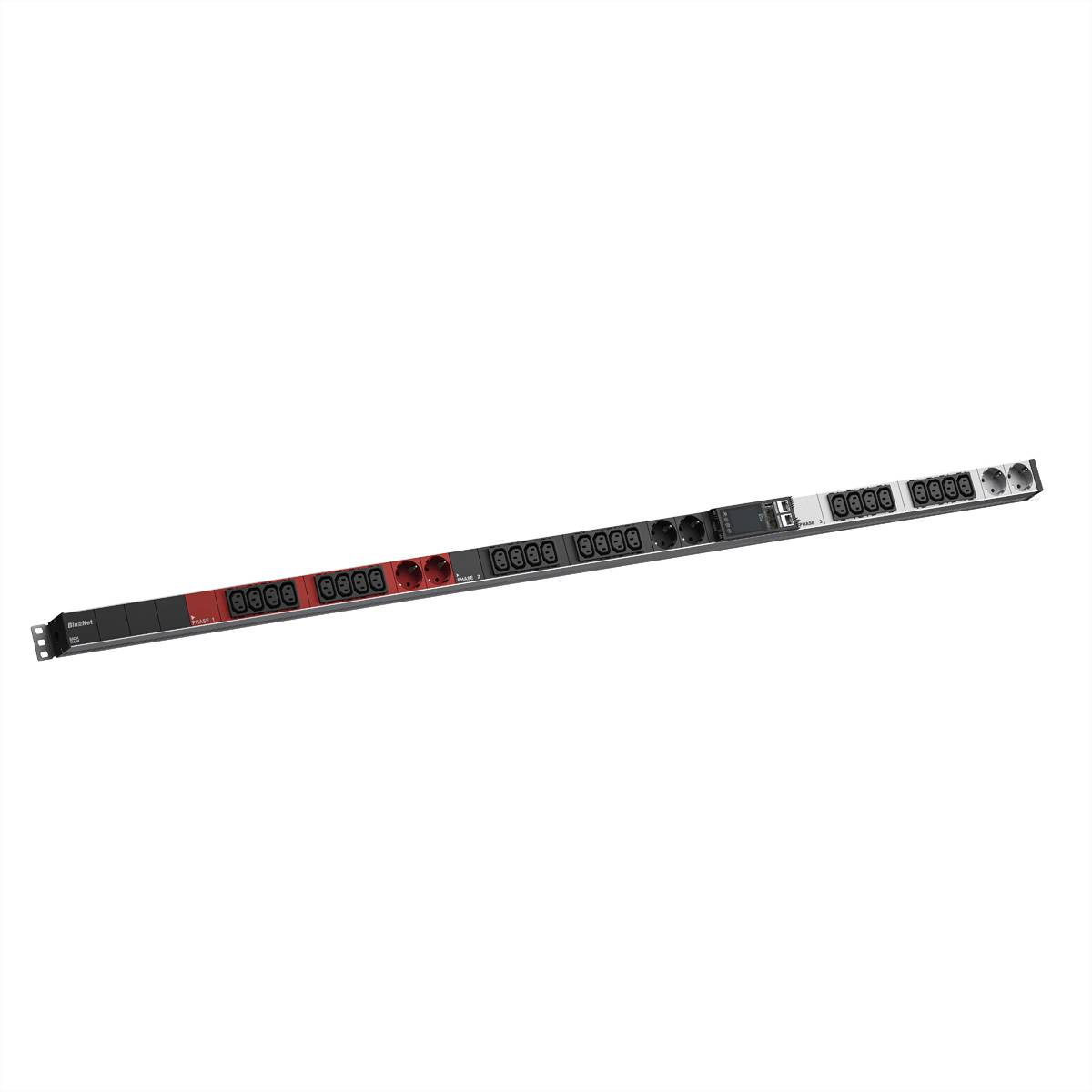 BACHMANN BN ESSENTIAL Metered 24xC13, 6xCEE7/3 3,0m CEE 16/5p Steckdosenleisten IP Steckdosenleiste