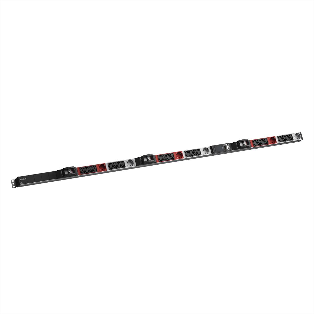 BACHMANN BN ESSENTIAL Metered 24xC13, 6xCEE7/3 6xLS 3,0m CEE 32/5p Steckdosenleisten IP