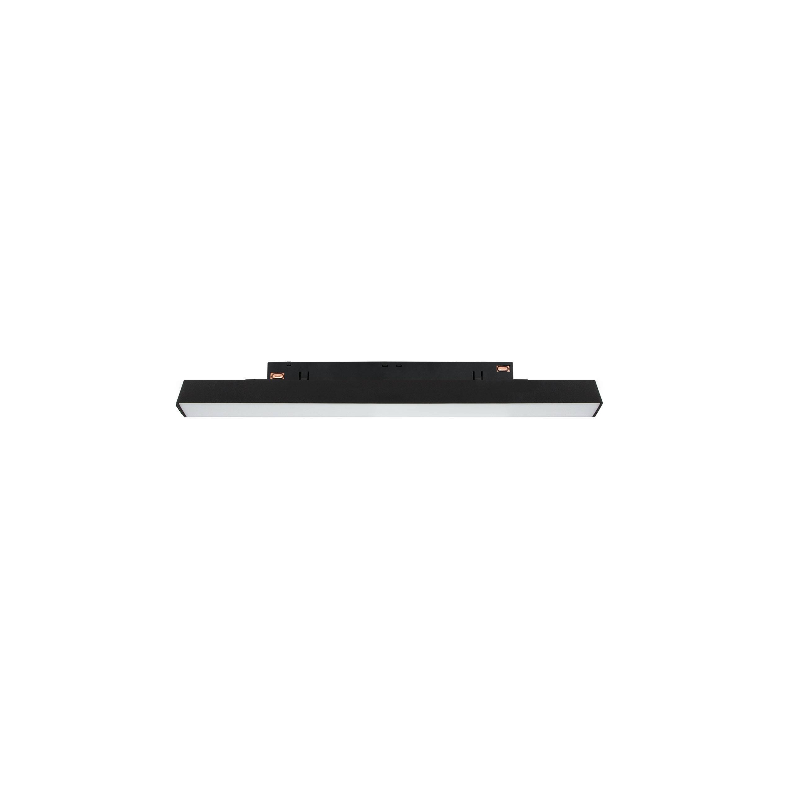 Smarte LED Scheinenleuchte 48V 8W Dimmbar, Zigbee/Hue kompatibel, Schwarz