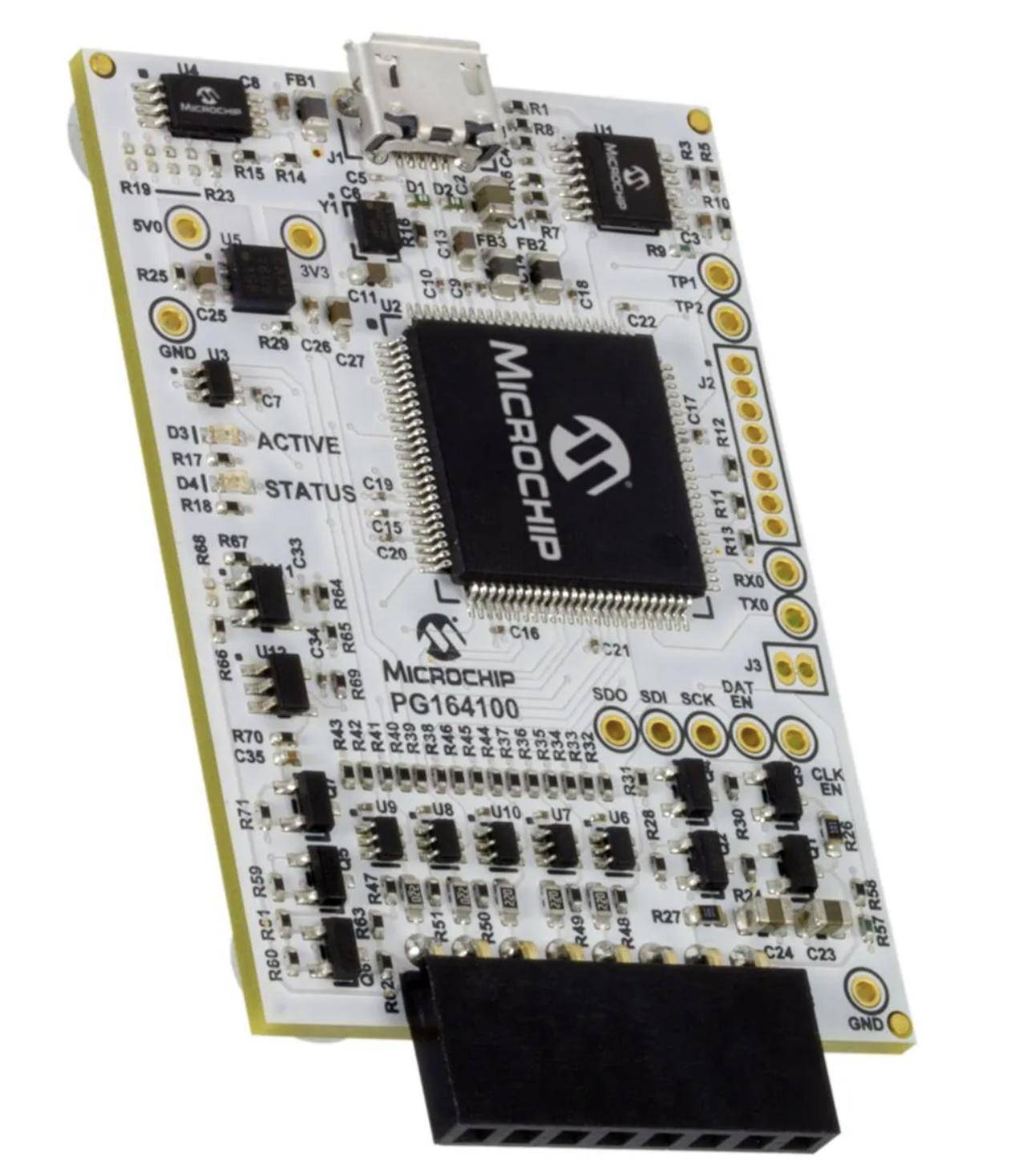 Microchip MPLAB Snap In-Circuit-Debugger-Programmiergerät PG164100, USB 2.0, ICSP, JTAG, SWD, 5,5V