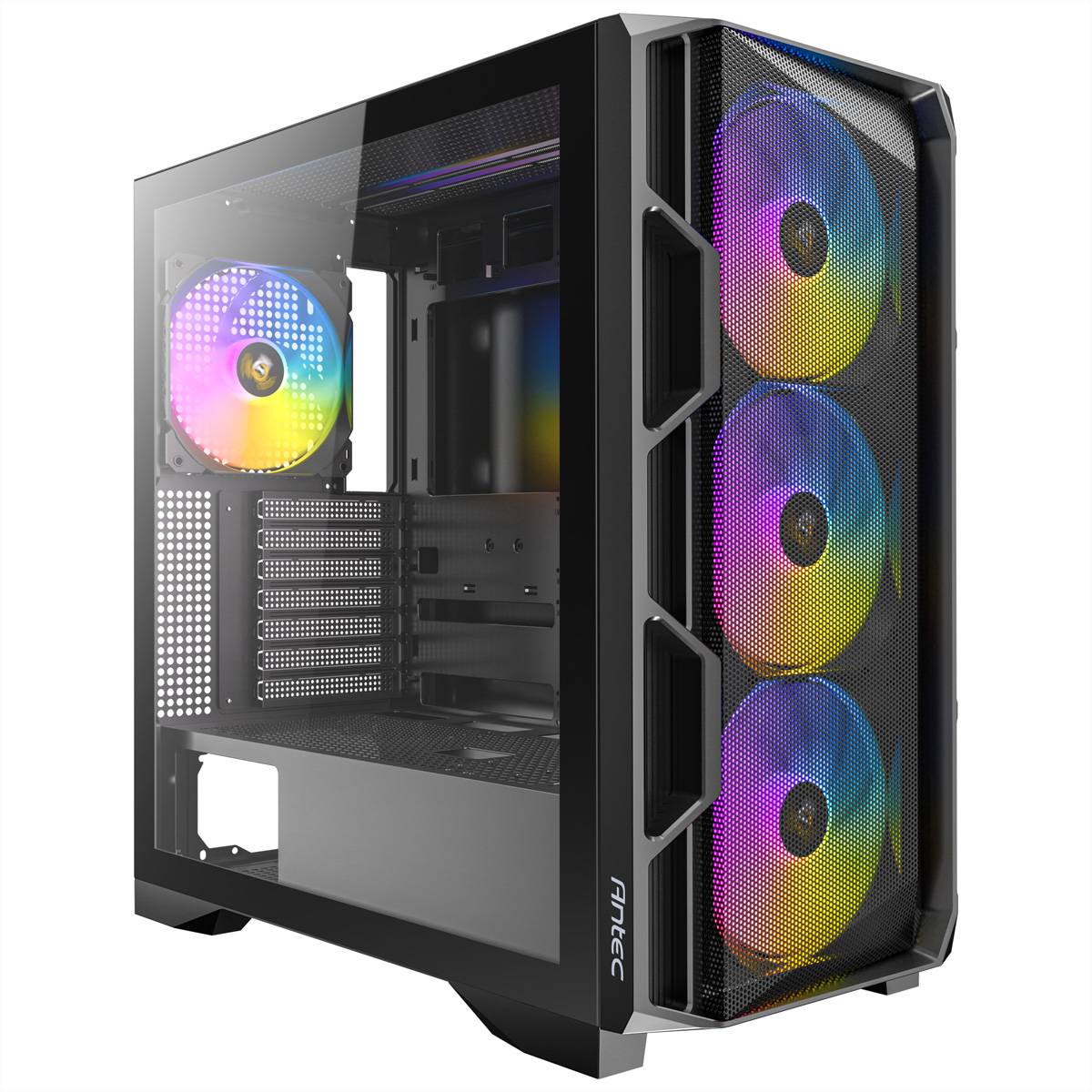 ANTEC AX-1000 ARGB Gaming E-ATX, ATX, Micro-ATX, ITX Mid Tower PC Gehäuse, schwarz