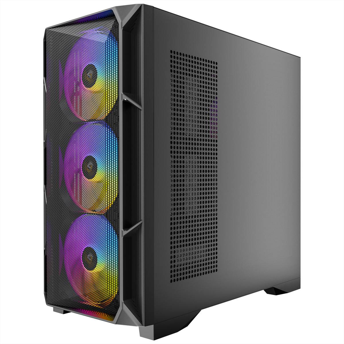 ANTEC AX-1000 ARGB Gaming E-ATX, ATX, Micro-ATX, ITX Mid Tower PC Gehäuse, schwarz