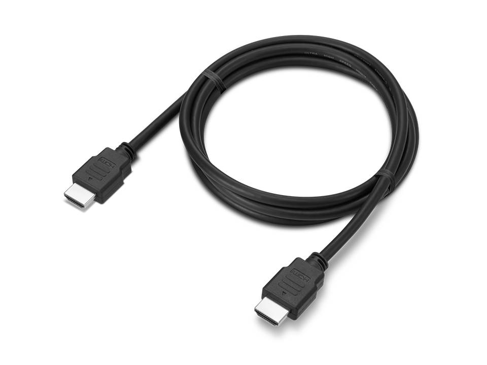 Schwarzes USB-C-Kabel mit zwei männlichen USB-C-Anschlüssen, aufgerollt auf schwarzem Hintergrund.