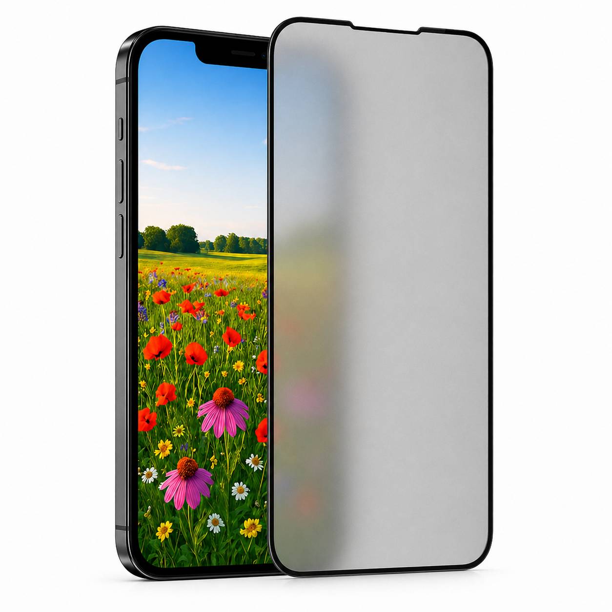Matt 5D / 9H full cover / full glue Schutzglas Set für Apple iPhone 16e, iPhone 17e, iPhone 13