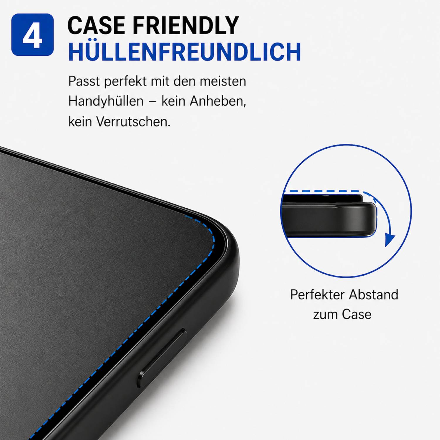 Matt 5D / 9H full cover / full glue Schutzglas Set für Apple iPhone 16e, iPhone 17e, iPhone 13