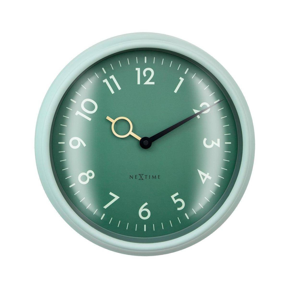 Wanduhr 30,5cm - Lautlos - ABS - NeXtime 'Golden Hour Wall'