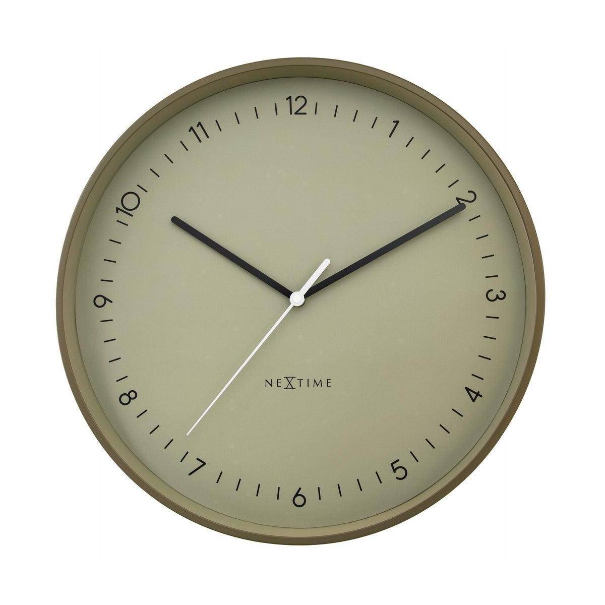 Wanduhr 40cm - Lautlos - Metall - NeXtime 'Berlin L'