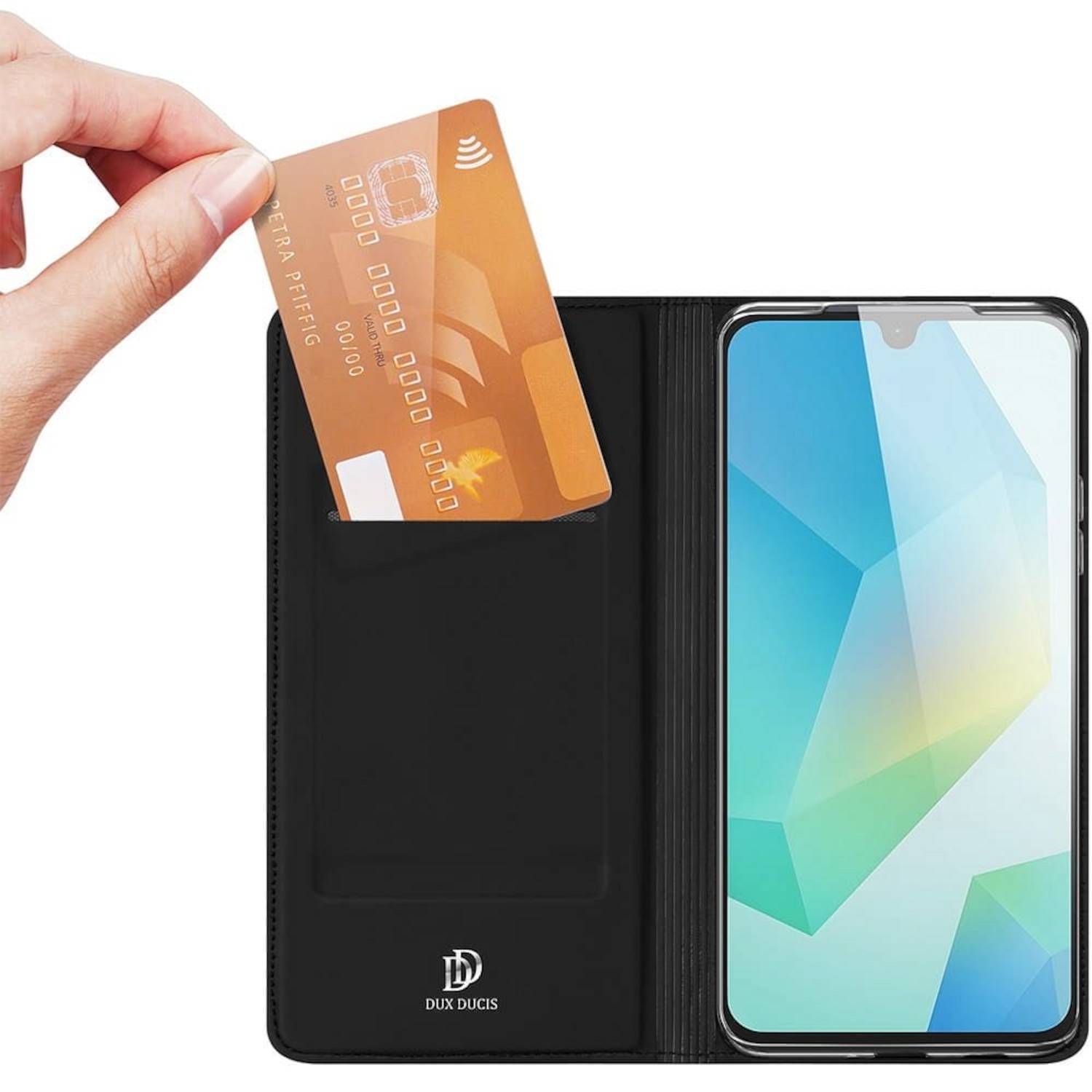 Dux Ducis Skin Pro Schwarz für Samsung Galaxy A17, Galaxy A17 5G