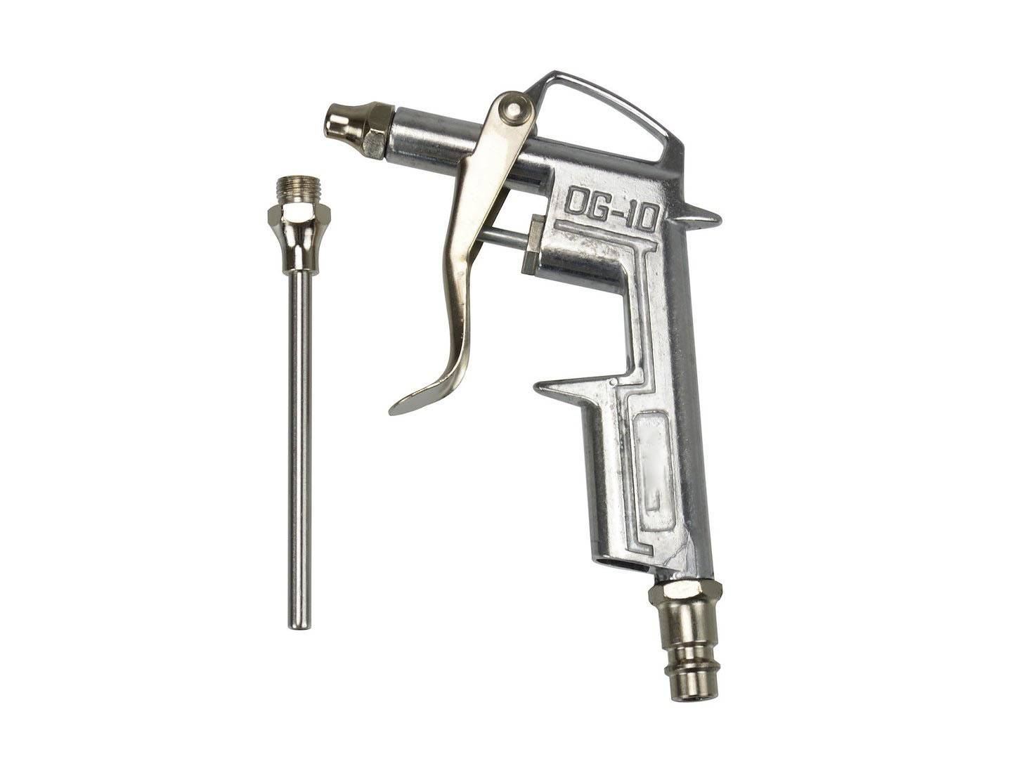 Druckluft-Ausblaspistole mit kurzer (25 mm) & langer (100 mm) Düse