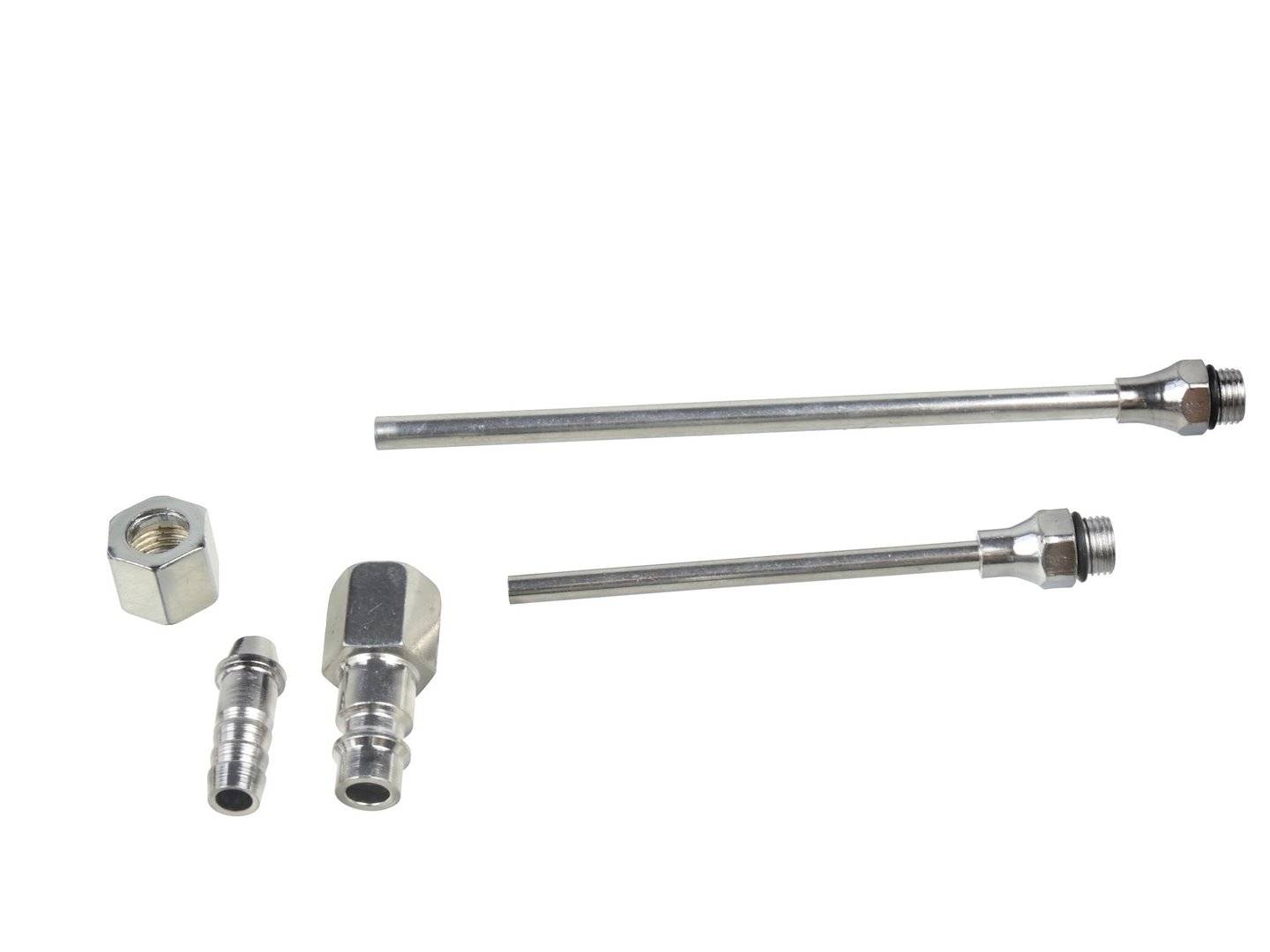 Druckluft-Ausblaspistole 5-tlg. – mit 90 mm & 180 mm Verlängerung + Adapter