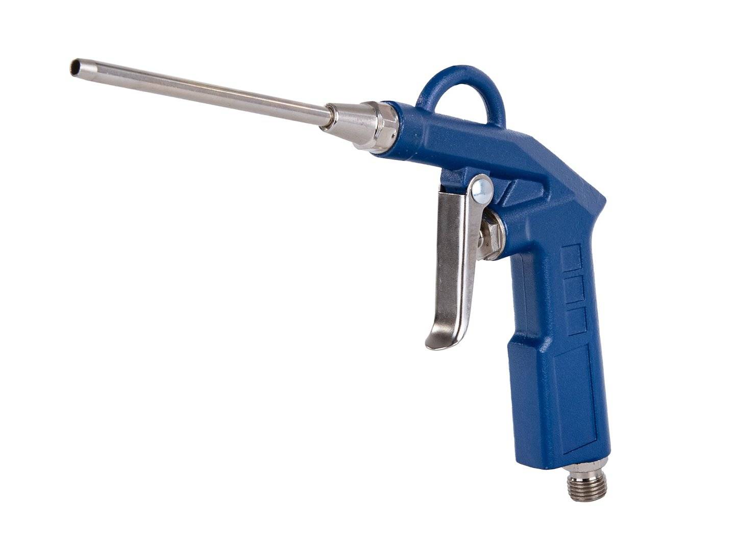 Druckluft-Ausblaspistole 5-tlg. mit 3 Düsen 20/100/180 mm + Anschlusskupplungen