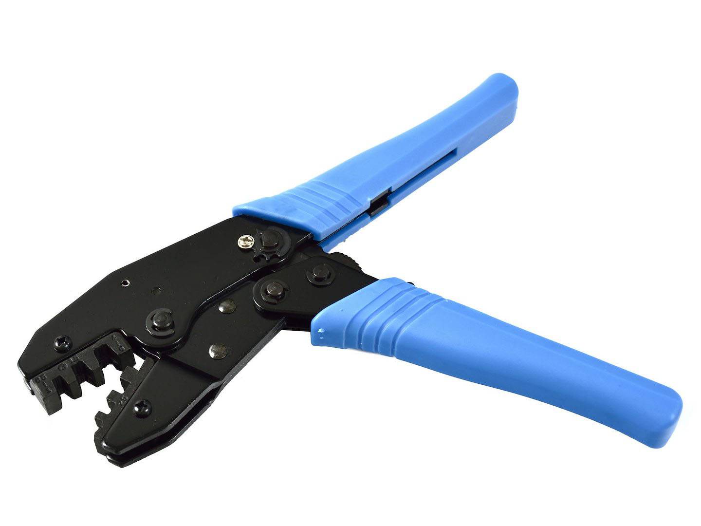 Ratschen-Crimpzange 0,5–6,0 mm² für Aderendhülsen & Kabelschuhe