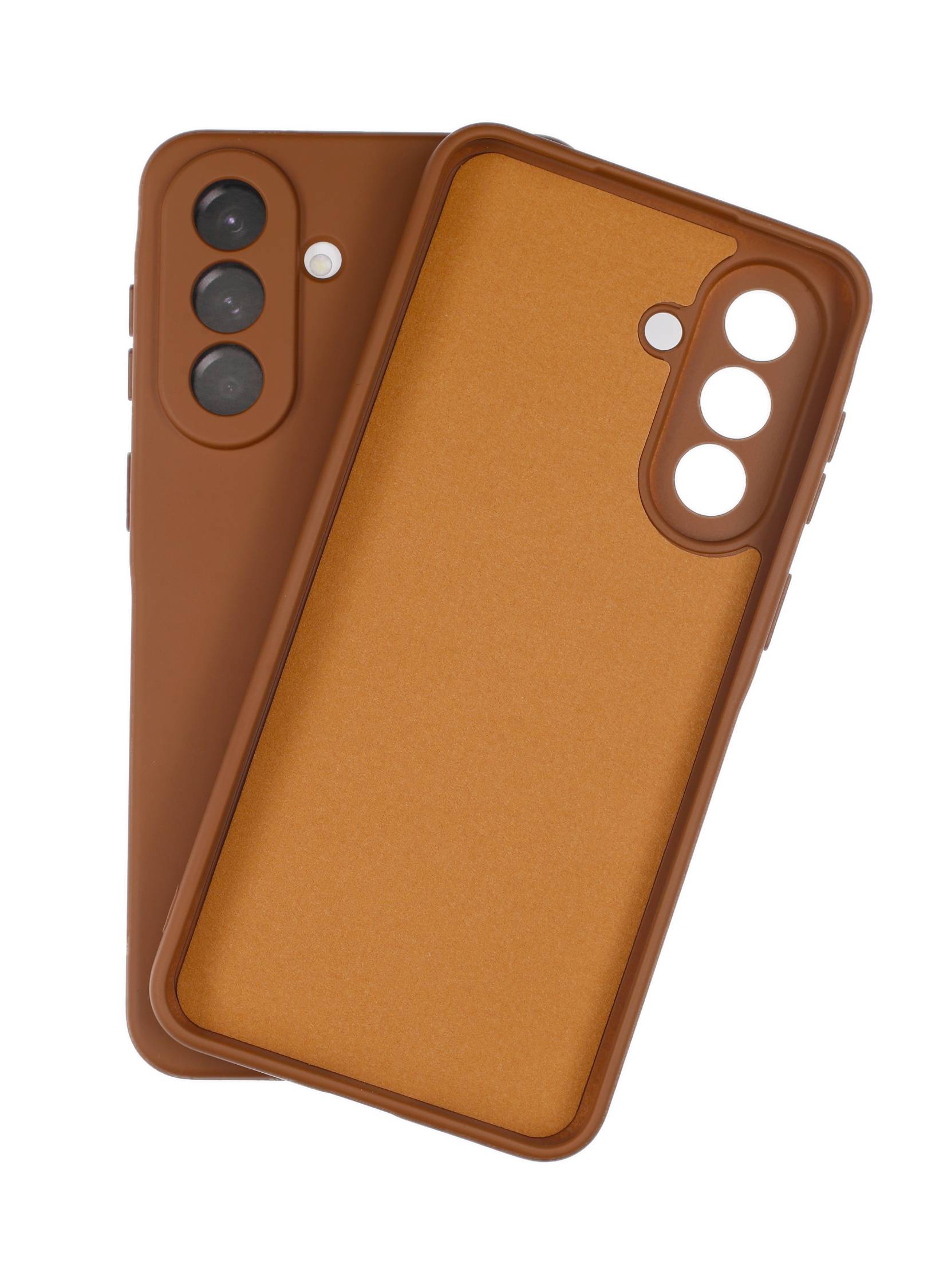 JAMCOVER Silikon Case Braun für Samsung Galaxy A57 5G