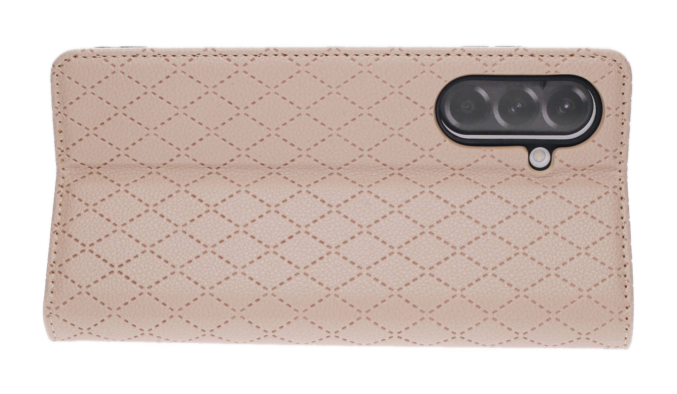 JAMCOVER Bookcase Style Beige für Samsung Galaxy A57 5G
