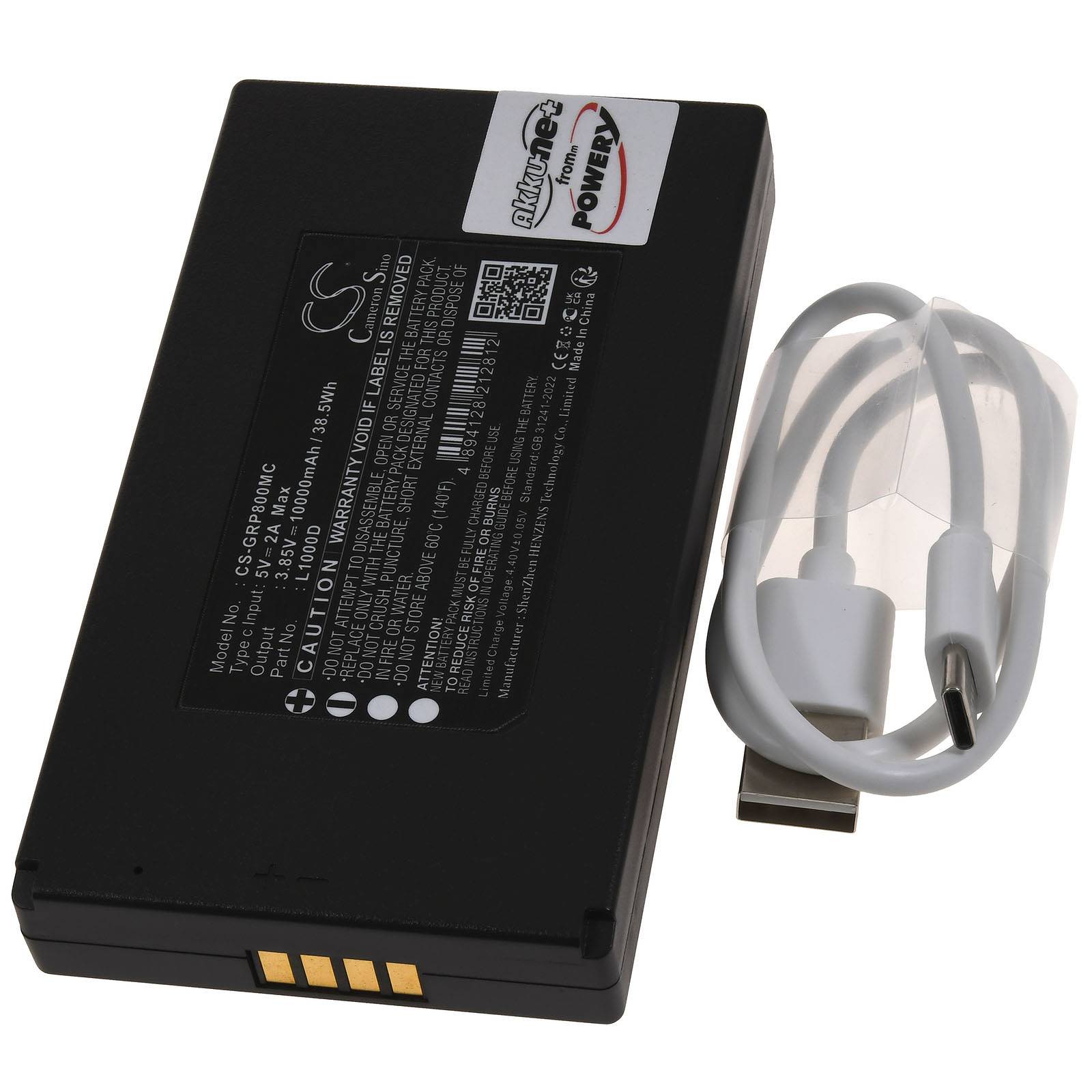 Powery Akku passend für Wildtierkama GardePro E6P E8P X60P Typ L1000D, 3,85V, Li-Ion