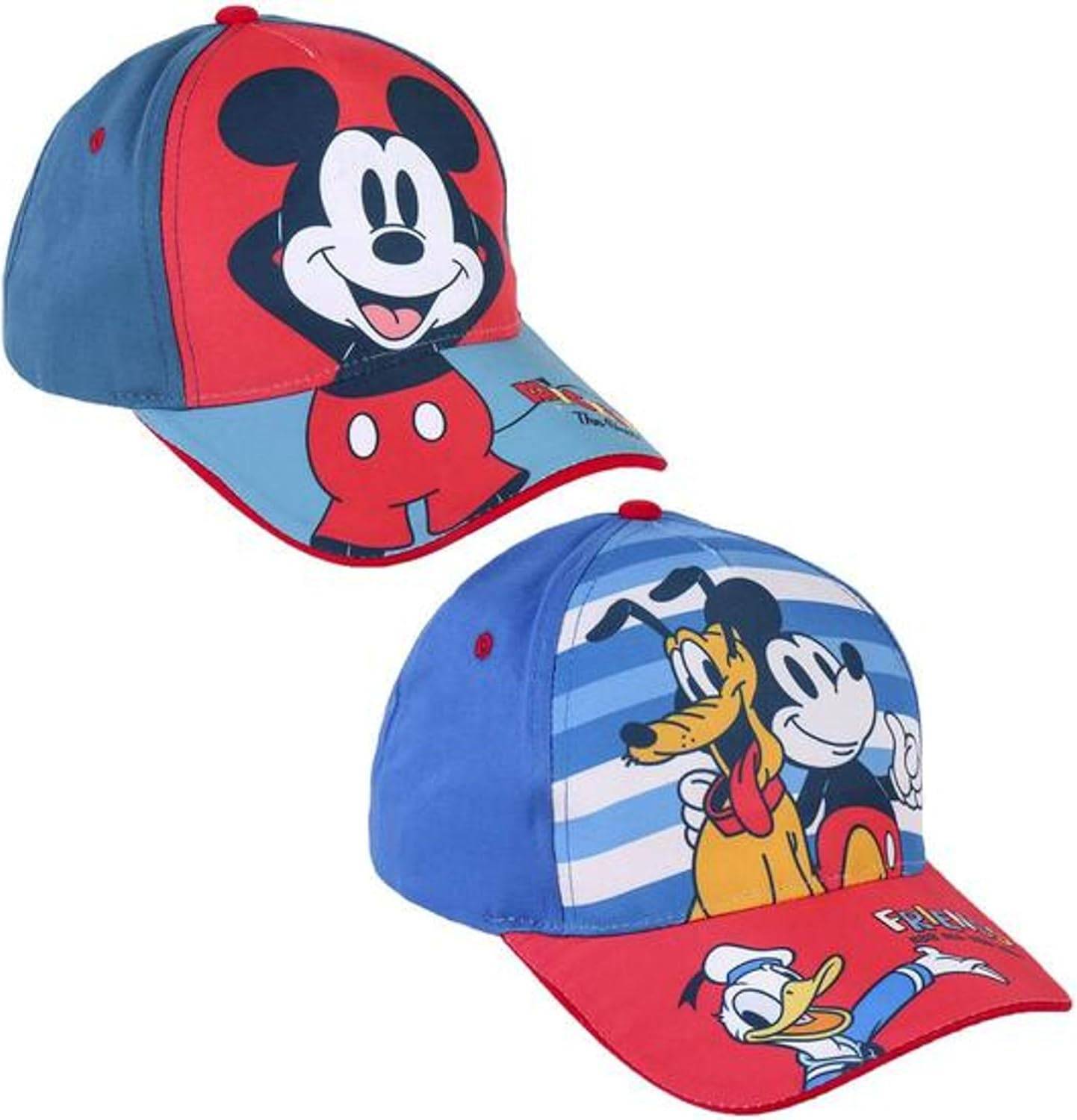 Cap Katte Mickey Mouse Verstellbarer Klettverschluss Kinder 2-8 Jahre