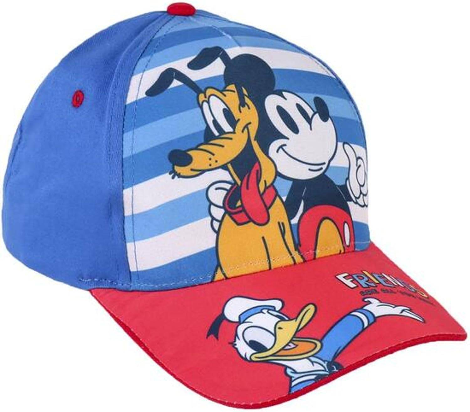 Cap Katte Mickey Mouse Verstellbarer Klettverschluss Kinder 2-8 Jahre
