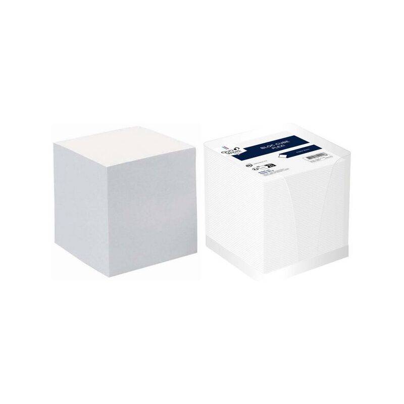 QUO VADIS Zettelbox, 100 x 100 x 95 mm, transparent / weiß