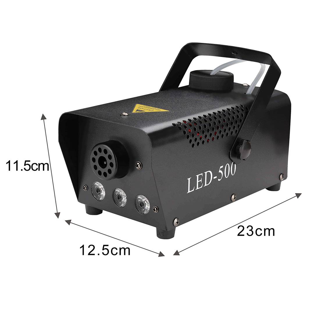 500W Nebelmaschine mit RGB 13 LED Bühnenlicht Fog Machine Fogger Rauchmaschine Bodennebelmaschine Nebelgerät Fogger Nebler