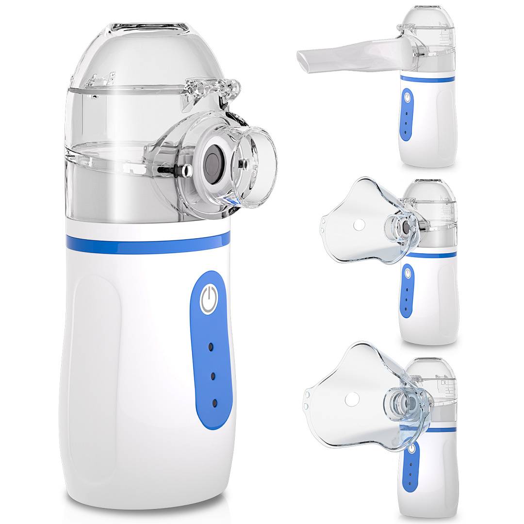 Inhalator Inhaliergerät Vernebler für Erwachsene Kinder Zerstäuber Inhalationsgerät Mini-Inhalator Medizinischer Kompakt-Inhalator Nano Husten