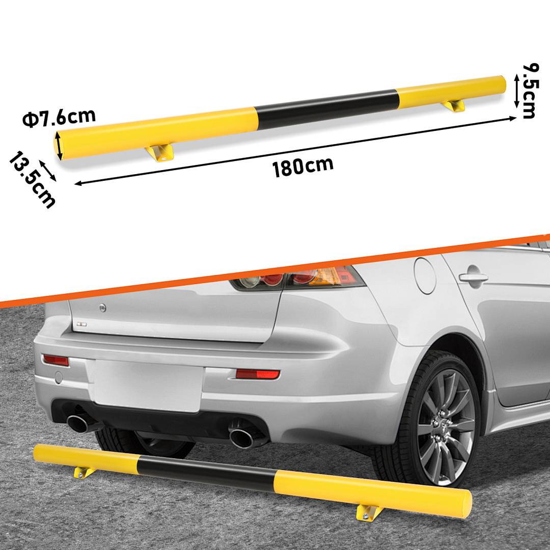 Radstopper 180cm Parkplatzbegrenzung Garagenstopper Garage Parkhilfe Parkstopper Reifenstopper