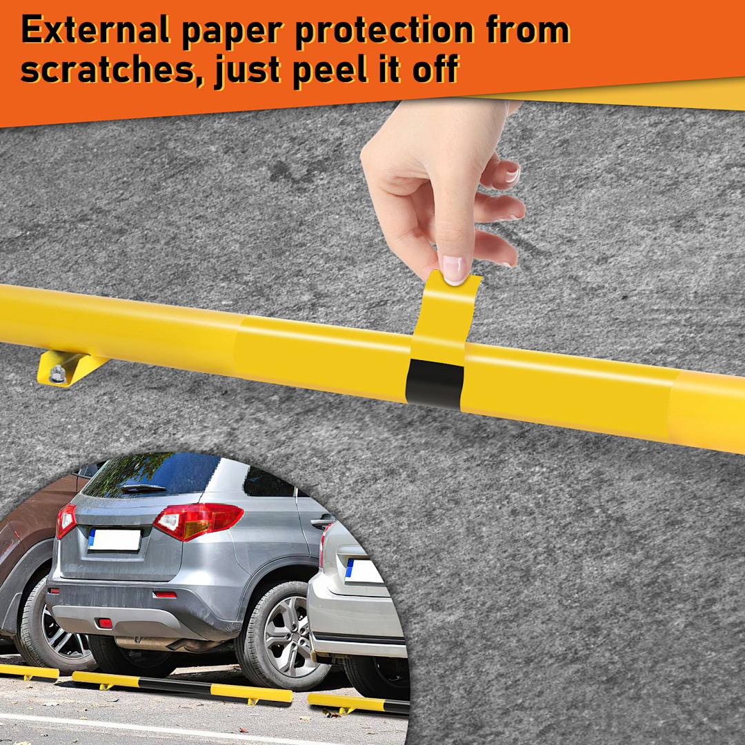 Radstopper 180cm Parkplatzbegrenzung Garagenstopper Garage Parkhilfe Parkstopper Reifenstopper